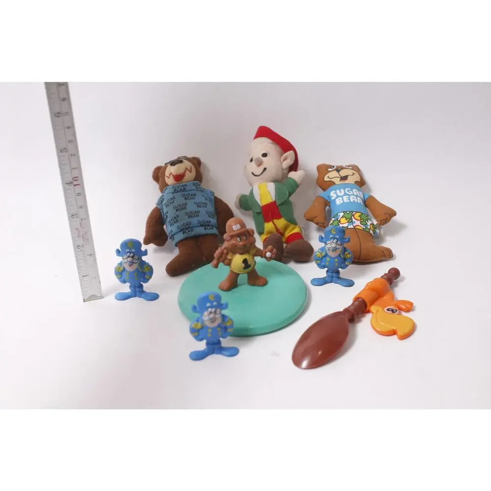 Cereal Mascots Lot Sugar Bear Cap'n Crunch Berry Bears Figures ~ 260212-WH 967